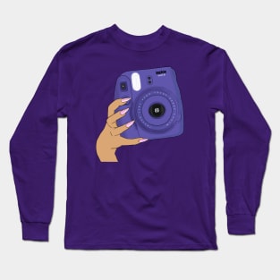 Purple Instax Long Sleeve T-Shirt